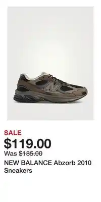Holt Renfrew NEW BALANCE Abzorb 2010 Sneakers offer