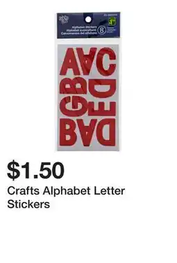 Dollarama Crafts Alphabet Letter Stickers offer