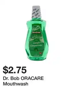 Dollarama Dr. Bob ORACARE Mouthwash offer