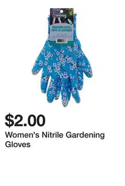 Dollarama Women's Nitrile Gardening Gloves offer