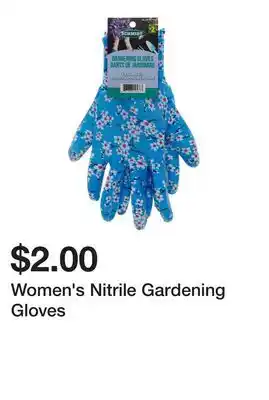 Dollarama Women's Nitrile Gardening Gloves offer