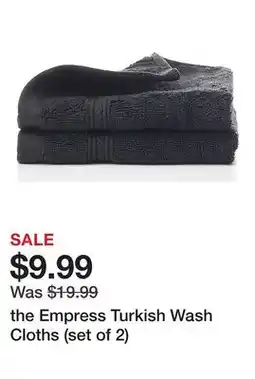 TSC Stores the Empress Turkish Wash Cloths (set of 2) offer