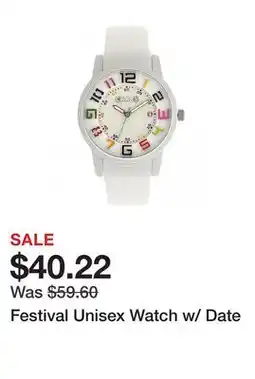 TSC Stores Festival Unisex Watch w/ Date offer