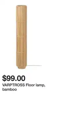 IKEA VARPTROSS Floor lamp, bamboo offer