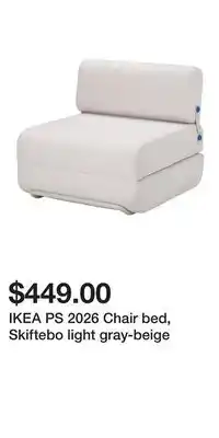 IKEA IKEA PS 2026 Chair bed, Skiftebo light gray-beige offer