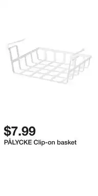 IKEA PÅLYCKE Clip-on basket offer