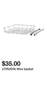 IKEA UTRUSTA Wire basket offer