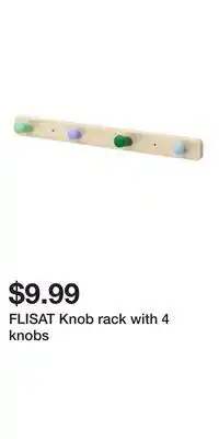 IKEA FLISAT Knob rack with 4 knobs offer