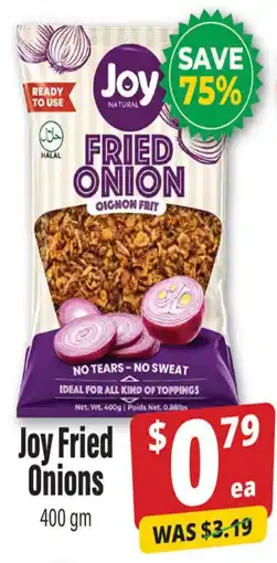 Iqbal Foods Joy Fried Onions offer