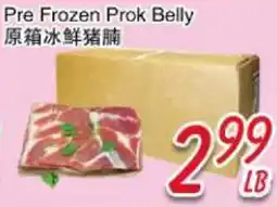 Foody Mart Pre Frozen Prok Belly offer