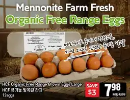 Galleria Supermarket Mennonite Farm Fresh Organic Free Range Eggs offer