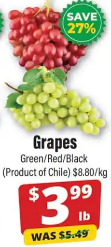 Iqbal Foods Grapes offer