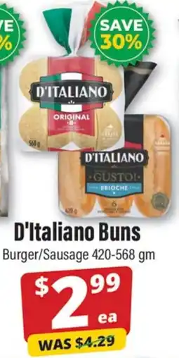 Iqbal Foods D'Italiano Buns offer