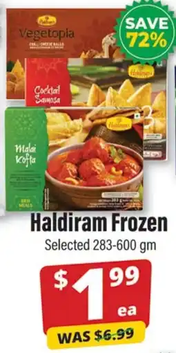 Iqbal Foods Haldiram Frozen offer