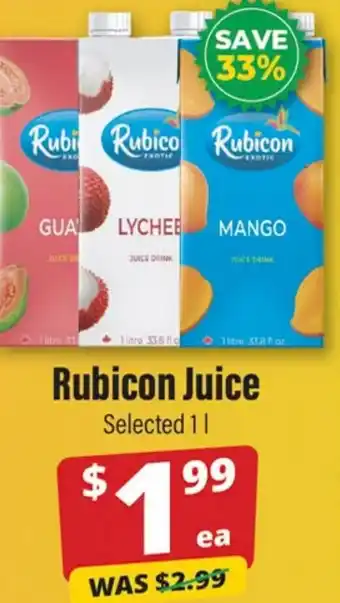 Iqbal Foods Rubicon Juice offer