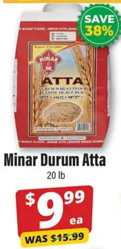 Iqbal Foods Minar Durum Atta offer