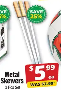 Iqbal Foods Metal Skewers offer