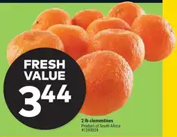 Giant Tiger Clementines offer