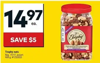 Giant Tiger Trophy nuts offer