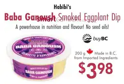 Lifestyle Markets Habibi's Baba Ganoush Smoked Eggplant Dip offer