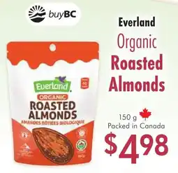 Lifestyle Markets Everland Organic Roasted Almonds offer