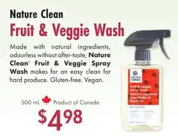 Lifestyle Markets Nature Clean Fruit & Veggie Wash offer