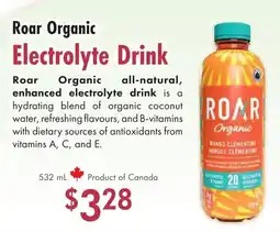 Lifestyle Markets Roar Organic Electrolyte Drink offer