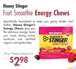 Lifestyle Markets Honey Stinger Fruit Smoothie Energy Chews offer