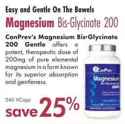 Lifestyle Markets Easy and Gentle On The Bowels Magnesium Bis-Glycinate 200 offer