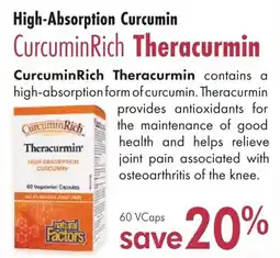 Lifestyle Markets High-Absorption Curcumin Curcumin Rich Theracurmin offer