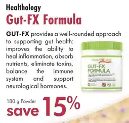 Lifestyle Markets Healthology Gut-FX Formula offer