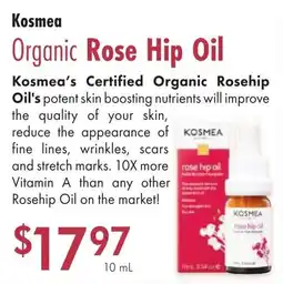 Lifestyle Markets Kosmea Organic Rose Hip Oil offer
