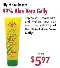 Lifestyle Markets Lily of the Desert 99% Aloe Vera Gelly offer