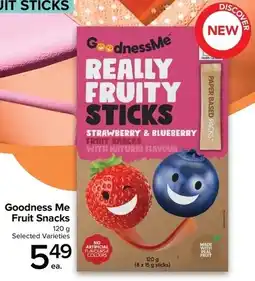 Metro Goodness Me Fruit Snacks offer