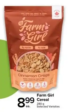 Metro Farm Girl Cereal offer