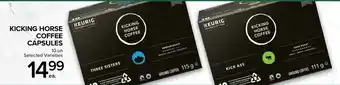 Metro Kicking horse coffee capsules offer
