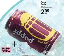 Metro Poppi Soda offer
