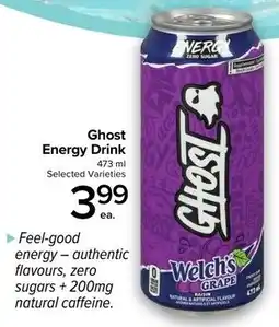 Metro Ghost Energy Drink offer