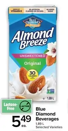 Metro Blue Diamond Beverages offer