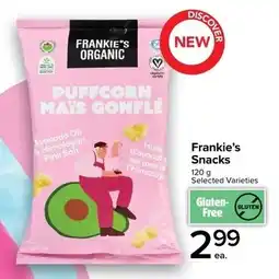Metro Frankie's Snacks offer