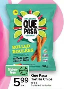Metro Que Pasa Tortilla Chips offer