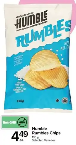 Metro Humble Rumbles Chips offer