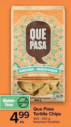 Metro Que Pasa Tortilla Chips offer
