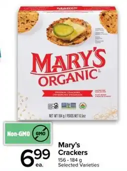 Metro Mary's Crackers offer