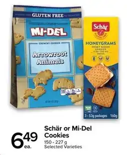Metro Schär or Mi-Del Cookies offer