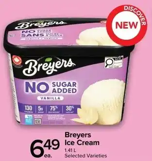 Metro Breyers Ice Cream offer