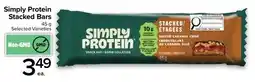 Metro Simply Protein Stacked Bars offer