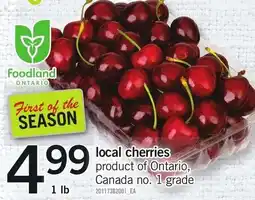 Loblaws Local cherries offer