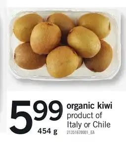 Loblaws Organic kiwi offer
