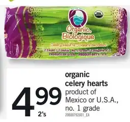 Loblaws Organic celery hearts offer